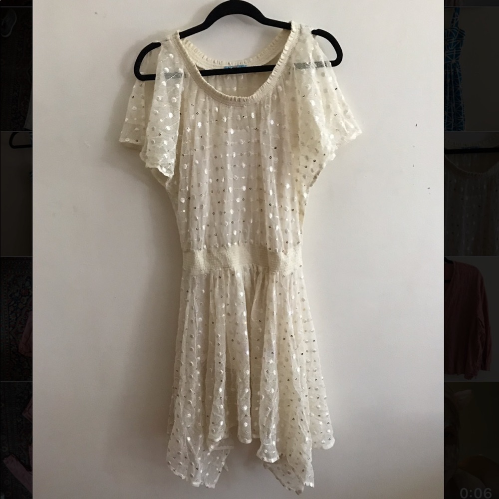 Anthropologie sequin skater dress